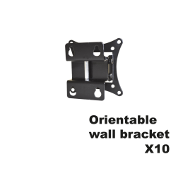 Orientable wall bracket par 10