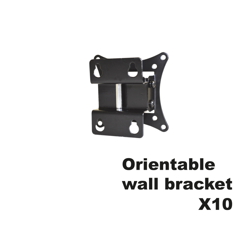 Orientable wall bracket par 10