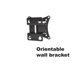 Orientable wall bracket